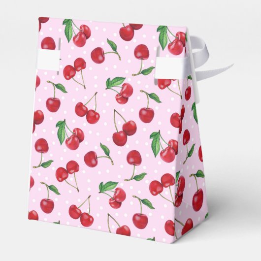 Zoete kersen, vers bedankdoosjes (Achterkant)