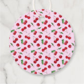 Zoete kersen, vers bedankjes labels (Achterkant)