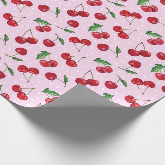 Zoete kersen, vers cadeaupapier (Hoek)