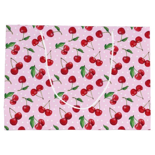 Zoete kersen, vers groot cadeauzakje (Achterkant)
