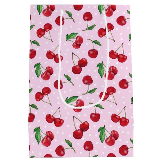 Zoete kersen, vers medium cadeauzakje (Achterkant)