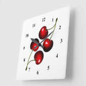 Zoete kersen, vers vierkante klok (Hoek)