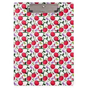 Zoete Kersen Vlinder Patroon, Glanzende Kawaii Fru Klembord