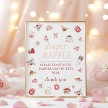 Zoete Kersendessert Baby Shower Luierspel