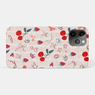 Zoete Kersenlinten en Sterren Esthetisch Ontwerp Case-Mate iPhone Case