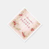 Zoete Kersentuin Baby Shower Servet (Hoek)