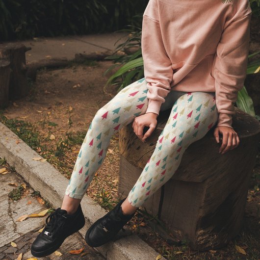 Zoete kerstbomen Kerst pyjama broek Leggings