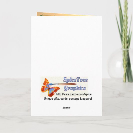 Zoete Kerstmis draagt - berijm binnen Feestdagen Kaart (Achterkant)