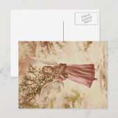 Zoete Kerstmis van de engel Feestdagenkaart (Voorkant / Achterkant)