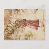 Zoete Kerstmis van de engel Feestdagenkaart (Voorkant)