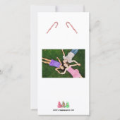 Zoete Kerstsnoep - Fotokaart Feestdagenkaart (Achterkant)