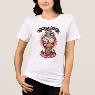 Zoete Killer Ijsje – Grappige Granaat Vorm Tri-Blend Shirt