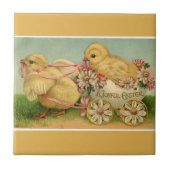  zoete kippen Pasen Tegeltje (Voorkant)
