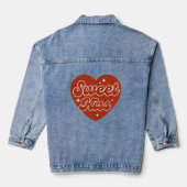 Zoete Kiss Denim Jas Jacket (Achterkant)