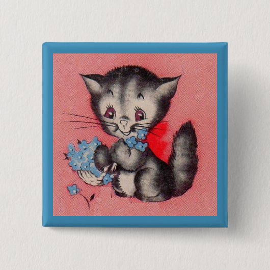 zoete kitkat vierkante button 5,1 cm (Voorkant)