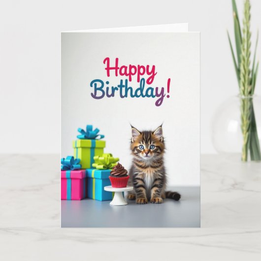 Zoete Kittens Geschenkkaart Kaart (Voorkant)