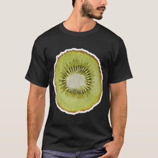 Zoete Kiwi in waterverf T-shirt