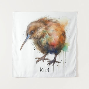 Zoete Kiwi, op maat gemaakt Wandkleed