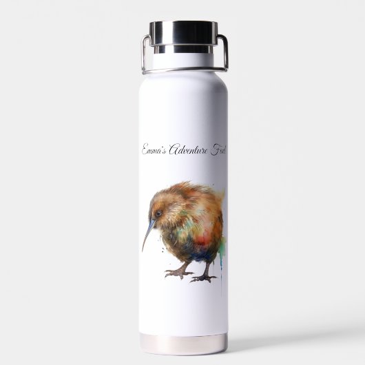 Zoete Kiwi, op maat gemaakt Waterfles (Achterkant)