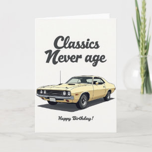Zoete Klassieke Auto Kaart