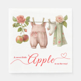 Zoete Kleine Appel Baby Shower | Herfst Rustieke B Servet