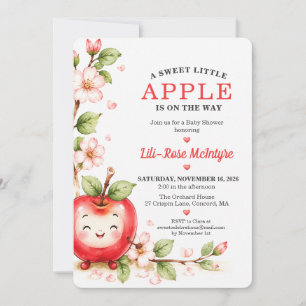 Zoete Kleine Appelbloesem Baby Shower Kaart
