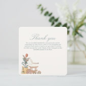 Zoete Kleine Baby Shower Kaart (Staand voorkant)