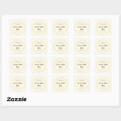 Zoete Kleine Beetjes Bakkerij Logo Sticker (Vel)