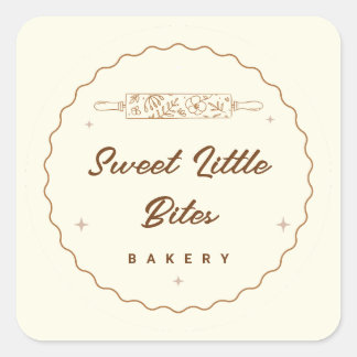 Zoete Kleine Beetjes Bakkerij Logo Sticker