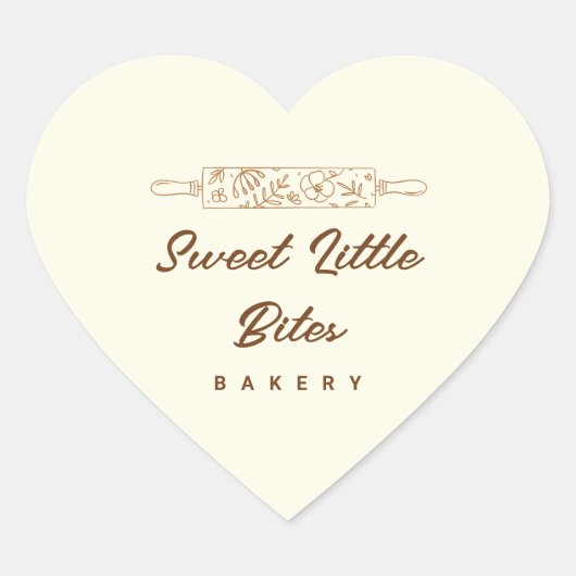 Zoete Kleine Beetjes Bakkerij Logo Sticker (Voorkant)