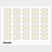 Zoete Kleine Beetjes Kleine Bakkerij Logo Sticker (Vel)