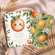 Zoete Kleine Cutie Oranje Feest
