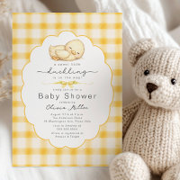 Zoete Kleine Eendje Baby Shower Uitnodiging