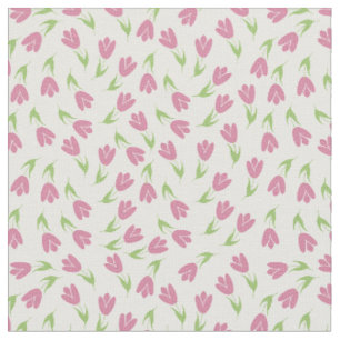 Zoete Kleine en roze Tulpen patroon Stof
