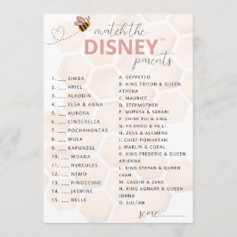 Zoete Kleine Honing Baby Shower Disney Ouder Spel Notitiekaartje