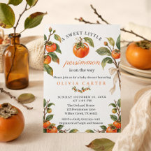 Zoete Kleine Kaki Herfst Baby Shower