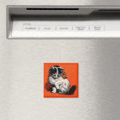 zoete kleine kitten magneet (Insitu (Vaatwasser))