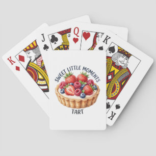 Zoete Kleine Momenten Besfruit Taart Pokerkaarten