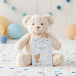 Zoete Kleine Muis Baby Shower Uitnodiging
