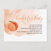 Zoete kleine peach-boeken voor Baby