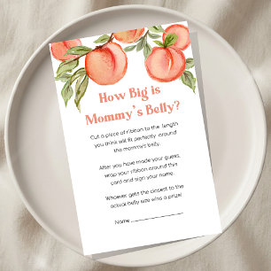 Zoete Kleine Perzik Baby Shower Hoe Groot Is Spel