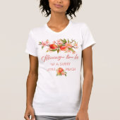 Zoete Kleine Perzik Mam T-shirt (Voorkant)