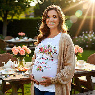 Zoete Kleine Perzik Mam T-shirt