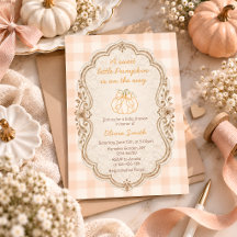 Zoete Kleine Pompoen Baby Shower