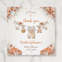 Zoete Kleine Pompoen Herfst Baby Shower