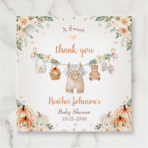 Zoete Kleine Pompoen Herfst Baby Shower