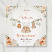 Zoete Kleine Pompoen Herfst Baby Shower