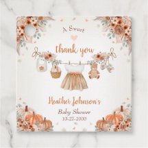 Zoete Kleine Pompoen Herfst Baby Shower