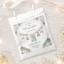 Zoete Kleine Pompoen Herfst Baby Shower