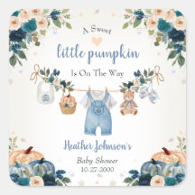Zoete Kleine Pompoen Herfst Baby Shower